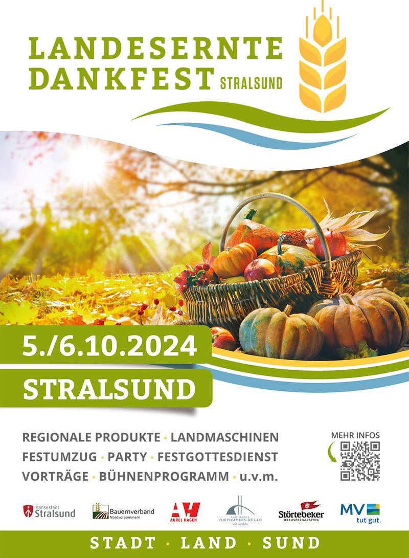 A0 Plakat Landeserntedankfest 2024