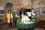 Stellten heute (17. Mai) gemeinsam die Sonnenblumen-Mitmach-Aktion vor (v.l.n.r.): Martina Steinfurth,Sprecherin katholische Kirchen; Andrea Lehnert, Sprecherin evangelische Kirche; Thomas Schulz, 1. Stellv. des Präsidenten der Bürgerschaft der Hansestadt Stralsund, Oberbürgermeister Alexander Badrow; Heidi Waschki, Leiterin des Amtes für stadtwirtschaftliche Dienste