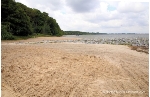 Der Strand in Devin in seinem aktuellen Zustand